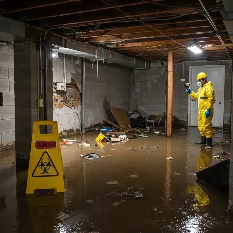 Flooded Basement Electrical Hazard in Moca, PR Property